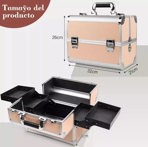 MALETIN ORGANIZADOR DE COSMÉTICOS