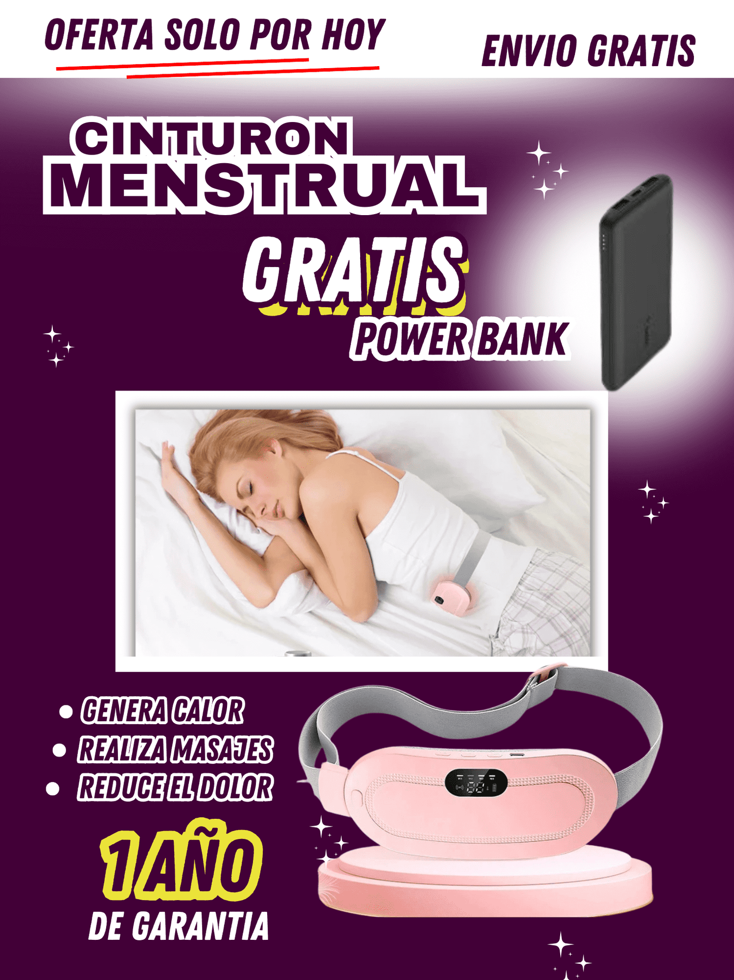 Cinturón Menstrual térmico